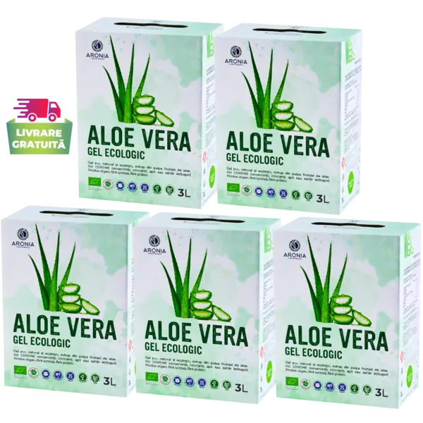 PROMO: 5x3L Aloe Vera GEL 3L (RO-ECO-029)