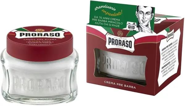Proraso Cremă înainte de barberit cu lemn de santal, 100 ml