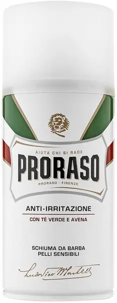 Proraso Spumă de ras cu ceai verde, 50 ml