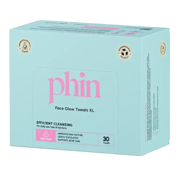 Prosoape faciale de unica folosinta Glow XL, 30 bucati, Phin