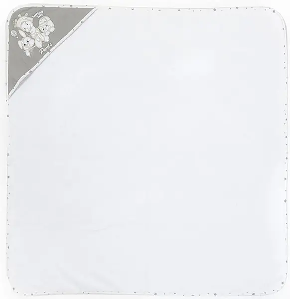 Prosop Bambino casa - Paris bianco, grigio, 100 х 100 cm