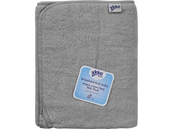 Prosop bumbac organic Silver 75x150cm XKKO