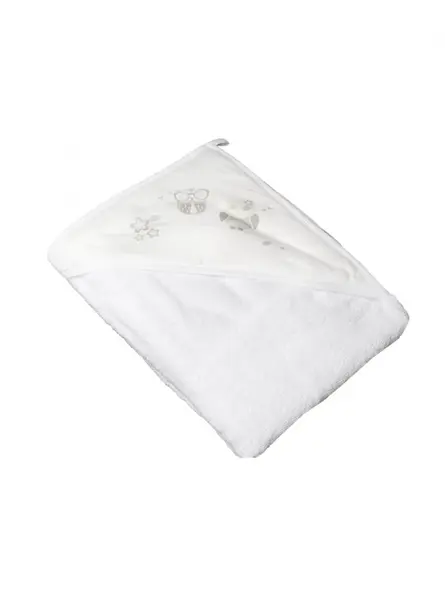 Prosop copii cu capison 100x100cm Bufnita White