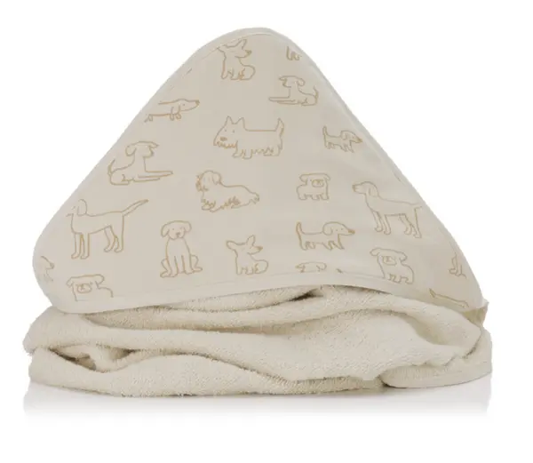 Prosop cu capison Fillikid Dog Beige 75x75 cm