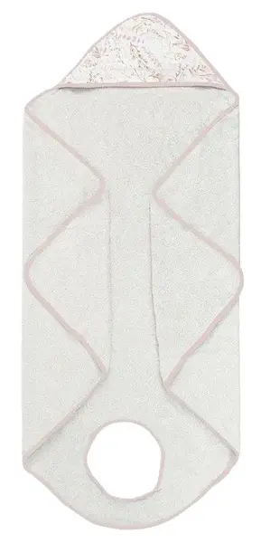 Prosop cu glugă Bimbidreams - Niza Duo, 100 x 100 cm, White/Purple