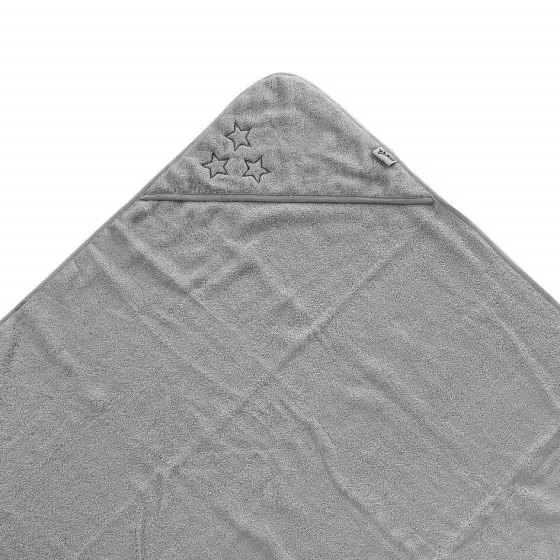 Prosop cu gluga bumbac organic Silver Stars 90x90 cm XKKO