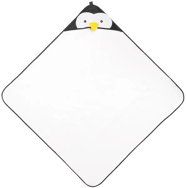 Prosop cu glugă Sensillo - Water Friends, pinguin, 100 х 100 cm