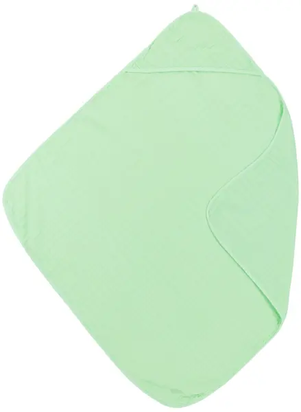 Prosop de baie cu glugă din muselină pentru bebeluși Meyco Baby - 80 x 80 cm, mentă