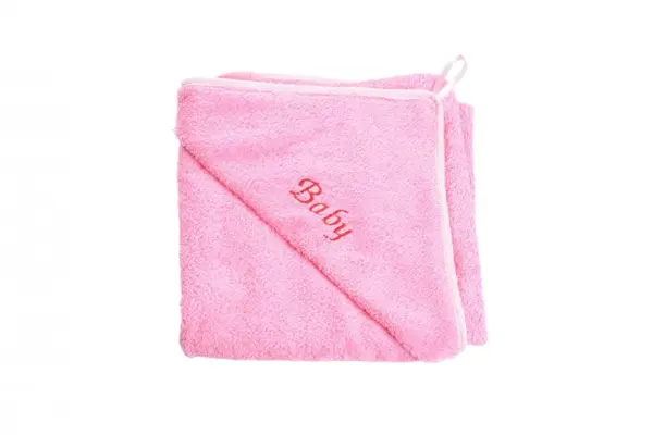 Prosop de baie frotir bumbac roz 75x75 cm
