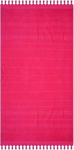 Prosop de plajă Rakla - Ines, 100% bumbac, Cyclamen, 90 х 175 cm