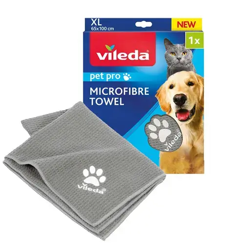 Prosop din microfibra Vileda Pet Pro pentru animale de companie, marime L