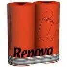 Prosop hartie Renova - culoare rosu - 2 role