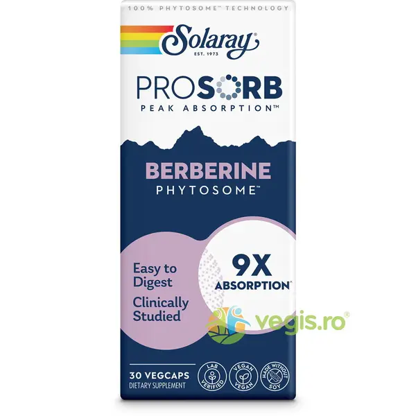 Prosorb Berberine Phytosome 550mg 30cps vegetale Secom,