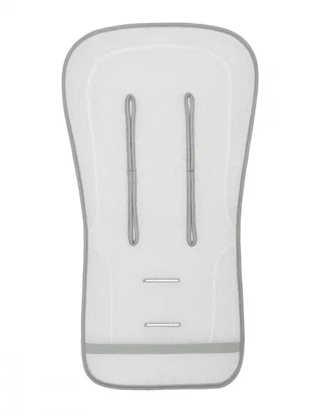 Protectie anti-transpiratie KikkaBoo Seally Me, Model universal pentru carucior,husa din bumbac moale si spate din plasa 3D respirabila, Orificii pentru centura de siguranta,Dimensiune 81x42 cm