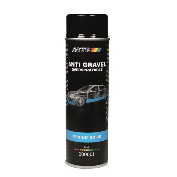 Protectie anticriblura MOTIP Stone Chip Spray medium solid black 500ml 000001