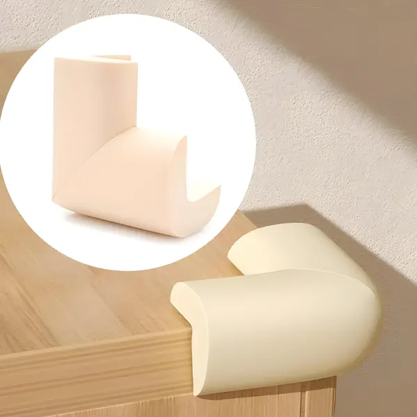 Protectie colturi Car Boy Safety 55x70x48x18mm Crem