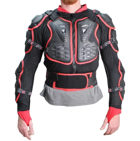 Protectie cross enduro, Buzer VIG-20500, marime 2XL, culoare negru rosu