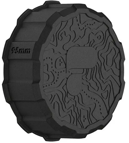 Protecție de cauciuc pentru lentile PolarPro - Defender 95mm, negru