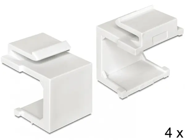 Protectie Keystone alba 4 buc, Delock 86314