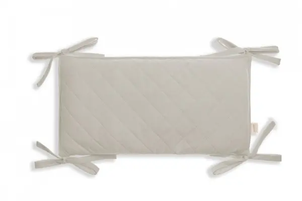 Protectie laterala pentru patut pachet 3x60 cm catifea Sand