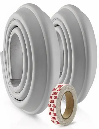 Protectie moale pentru colturi Reer - 2 buc., gri