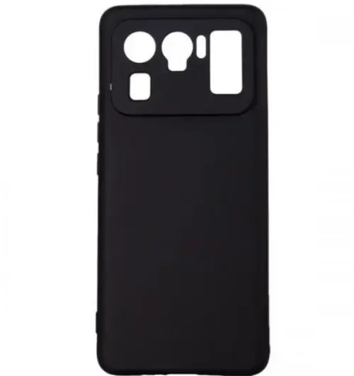 Protectie pentru spate Spacer pentru Xiaomi Mi 11 Ultra 5G, Negru