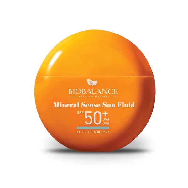 Protectie solara Mineral Sens Fluid SPF 50+ UVA&UVB,PA++++ Blue Light, 40ml, Bio Balance