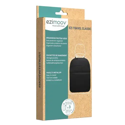 Protectie spatar cu organizator Ezimoov Travel Classic EZ-1301, Eco friendly (Negru)
