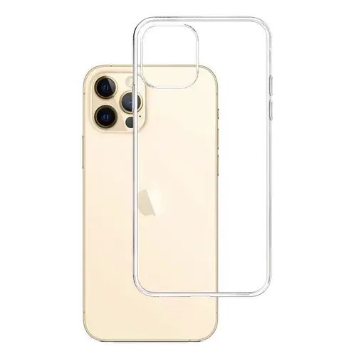 Protectie Spate 3MK Clear TPU Shock Absorber pentru iPhone 13 Pro Max (Transparent)