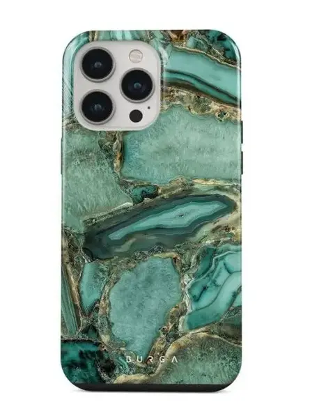 Protectie Spate Burga Dual Layer Ubud Jungle pentru Apple iPhone 14 Pro (Multicolor)