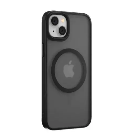 Protectie spate Devia Glimmer Series pentru Apple iPhone 14 Plus (Negru)