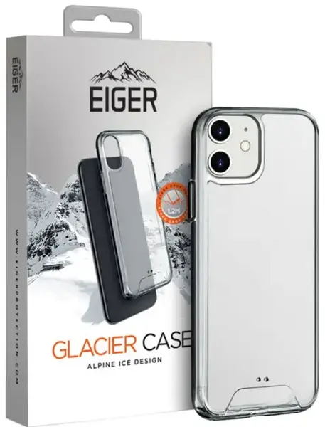 Protectie Spate Eiger Glacier Case EGCA00228 pentru Apple iPhone 12 mini (Transparent)