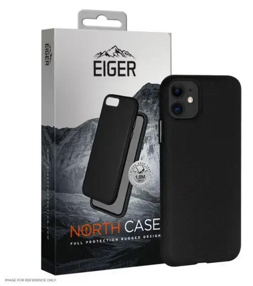 Protectie Spate Eiger North Case EGCA00227 pentru iPhone 12 mini (Negru)