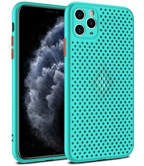 Protectie Spate Lemontti Bubble LEMHBIXIIPMTZ pentru Apple iPhone Pro Max (Turcoaz)