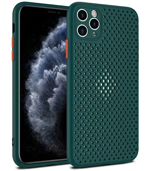 Protectie Spate Lemontti Bubble LEMHBIXIIPMV pentru Apple iPhone Pro Max (Verde)