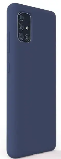 Protectie spate Lemontti LEMCLSA51DB pentru Samsung Galaxy A51 (Albastru Inchis)