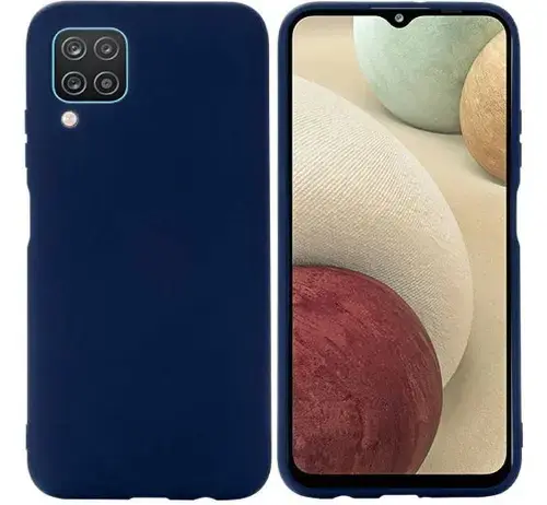 Protectie Spate Lemontti LEMSLKA12N pentru Samsung Galaxy A12 (Albastru)