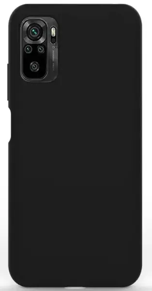 Protectie Spate Lemontti Liquid Silicon LEMHLSXRN105GBK pentru Xiaomi Redmi Note 10 5G (Negru)