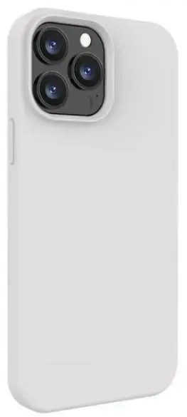 Protectie Spate Lemontti Liquid Silicon LHLSI13PMST pentru Apple iPhone 13 Pro Max (Gri)