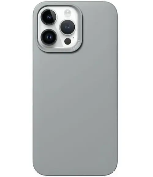 Protectie Spate Nudient Thin pentru Apple iPhone 14 Pro Max (Gri)