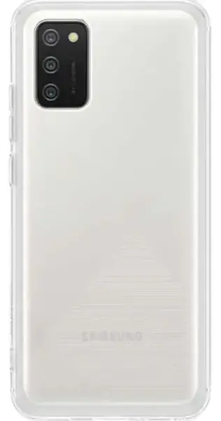 Protectie Spate Samsung Soft Clear EF-QA026TTEGEU pentru Samsung Galaxy A02s (Transparent)