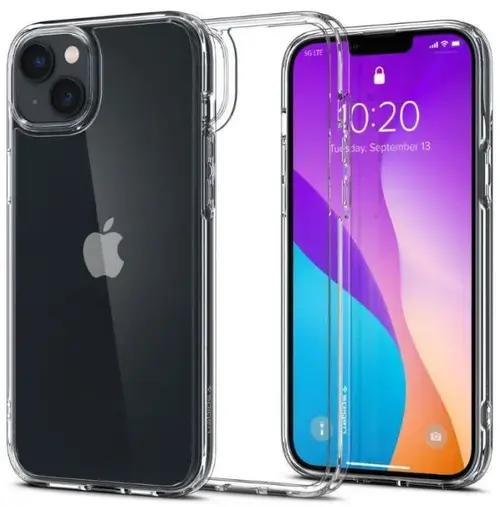 Protectie spate Spigen Ultra Hybrid pentru Apple iPhone 14 (Transparent)