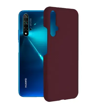 Protectie Spate Techsuit Soft Edge Silicone pentru Huawei Nova 5T / Honor 20 (Violet)