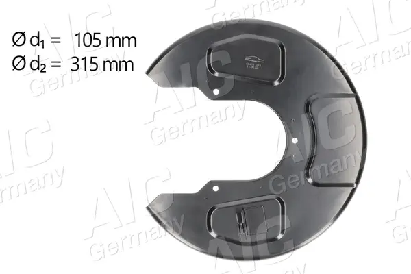 protectie stropire,disc frana AIC Calitatea originală 56412
