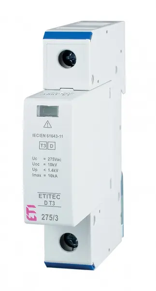 protectie supratensiuni etitec d t3 275/3 1+0 002440417