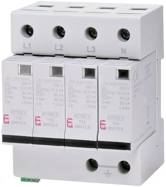 protectie supratensiuni etitec v t12 280/12,5 4+0 rc 002442917