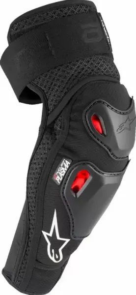Protectii genunchi Alpinestars Bionic Pro Plasma Elbow, culoare negru rosu, marime S M