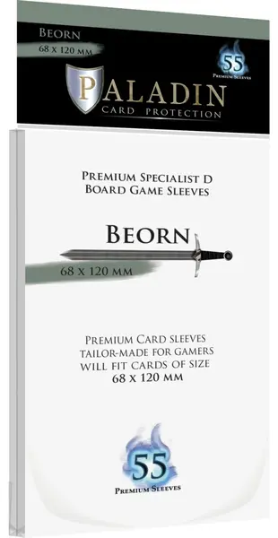 Protecții pentru carduri Paladin Card Protection - Beorn, Specialist D, 68x120mm (55 buc)