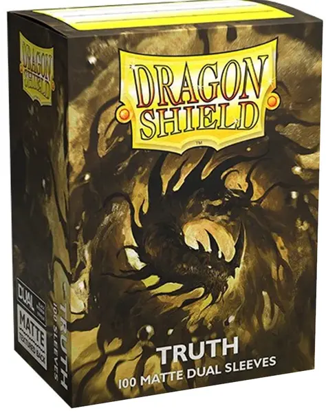 Protecții pentru cărți Dragon Shield - Matte Dual Sleeves Standard Size, Truth (100 buc.)