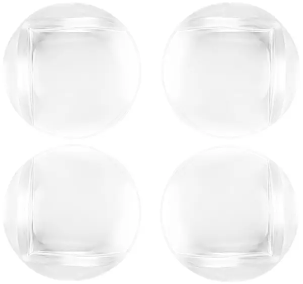 Protecții pentru colțuri Kikka Boo - 4 bucăți mare, rotunde